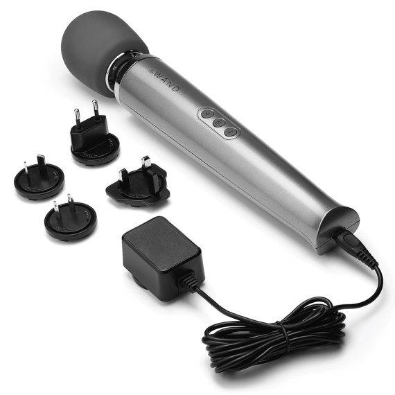 Rechargeable Vibrating Massager - Gray - Sheets Optional