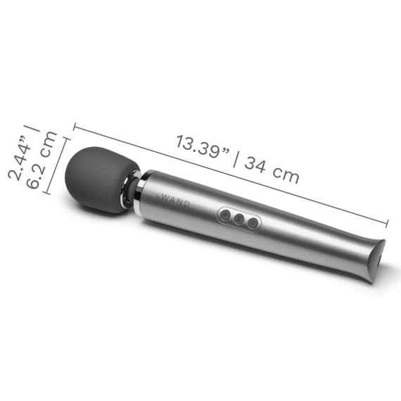 Rechargeable Vibrating Massager - Gray - Sheets Optional