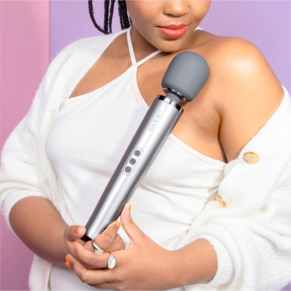 Rechargeable Vibrating Massager - Gray - Sheets Optional