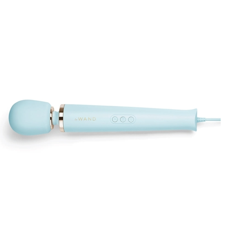 Plug-In Vibrating Massager - Sky Blue - Sheets Optional