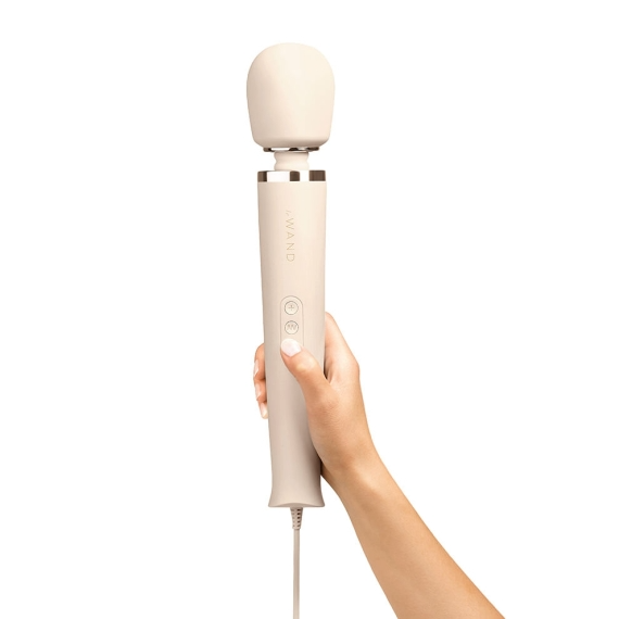 Plug-In Vibrating Massager - Cream - Sheets Optional