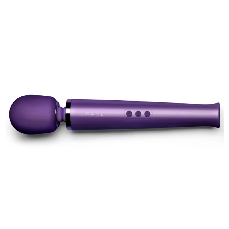Rechargeable Vibrating Massager - Purple - Sheets Optional