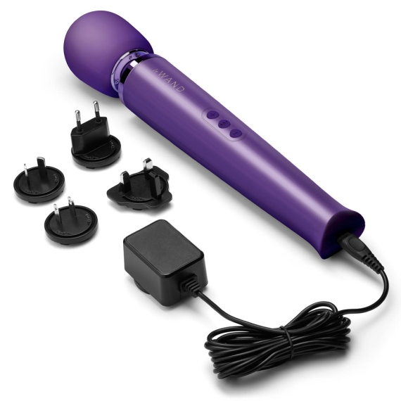 Rechargeable Vibrating Massager - Purple - Sheets Optional