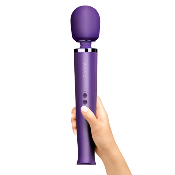 Rechargeable Vibrating Massager - Purple - Sheets Optional