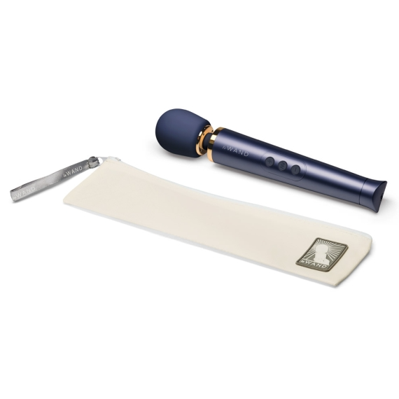 Petite Rechargeable Massager - Navy - Sheets Optional