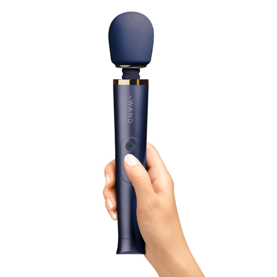 Petite Rechargeable Massager - Navy - Sheets Optional
