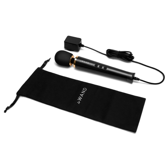 Powerful Petite Plug-In Massager - Black - Sheets Optional