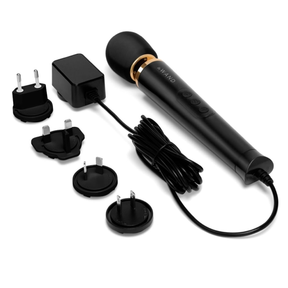 Powerful Petite Plug-In Massager - Black - Sheets Optional