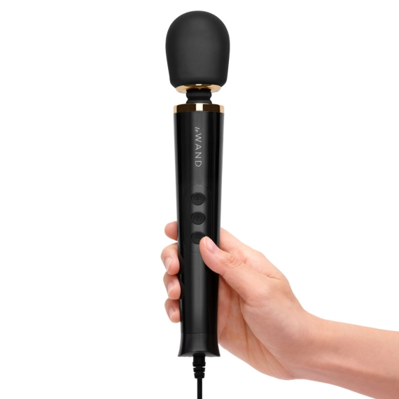 Powerful Petite Plug-In Massager - Black - Sheets Optional