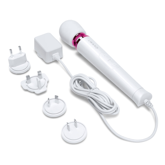 Powerful Petite Plug-In Massager - White - Sheets Optional