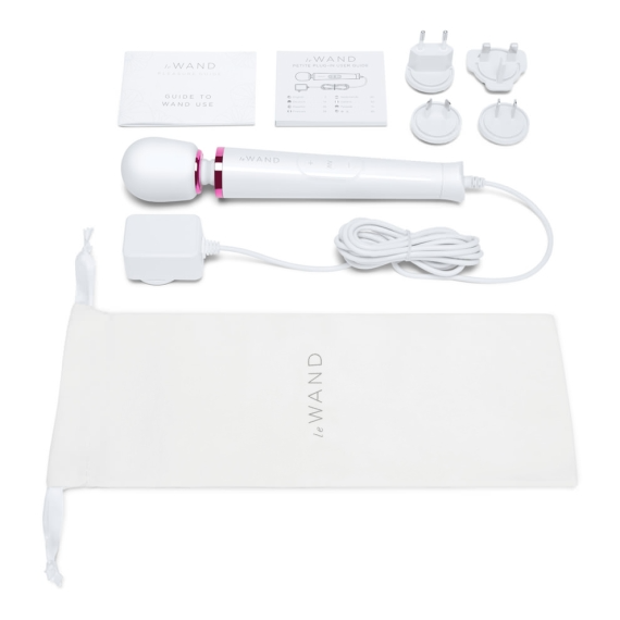 Powerful Petite Plug-In Massager - White - Sheets Optional