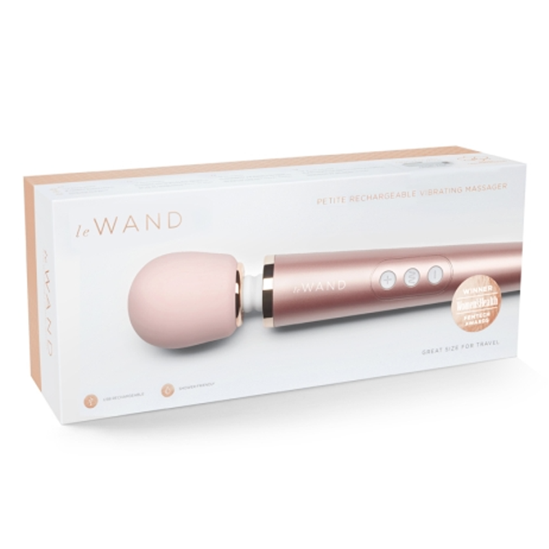 Petite Rechargeable Massager - Rose Gold - Sheets Optional