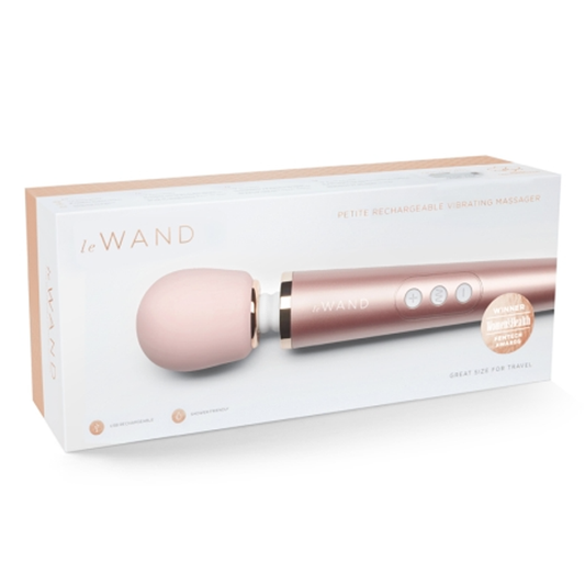 Petite Rechargeable Massager - Rose Gold - Sheets Optional