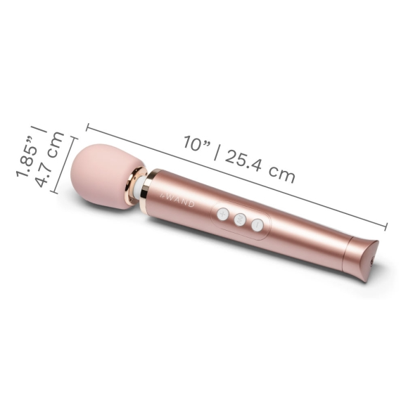 Petite Rechargeable Massager - Rose Gold - Sheets Optional