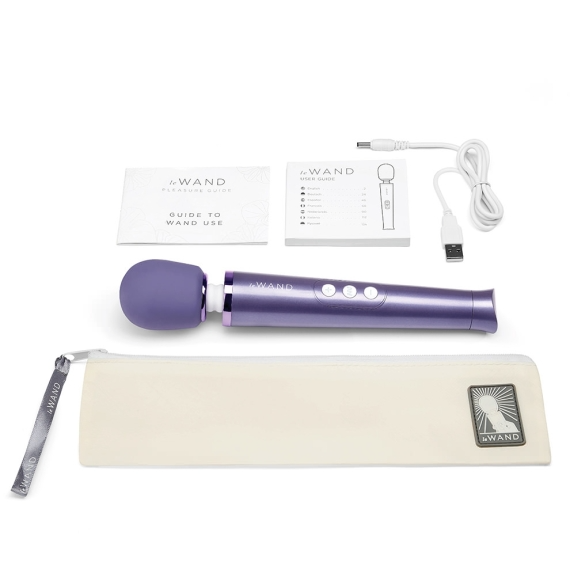 Petite Rechargeable Massager - Violet - Sheets Optional