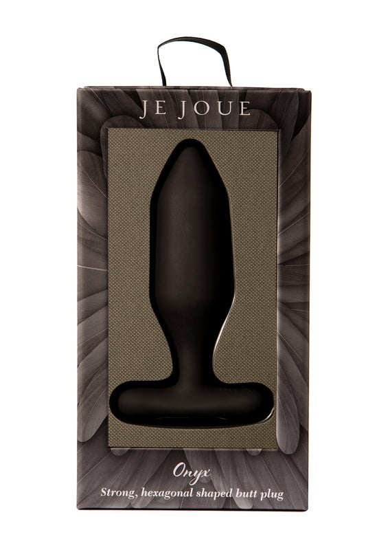 Onyx Vibrating Butt Plug Black - Sheets Optional