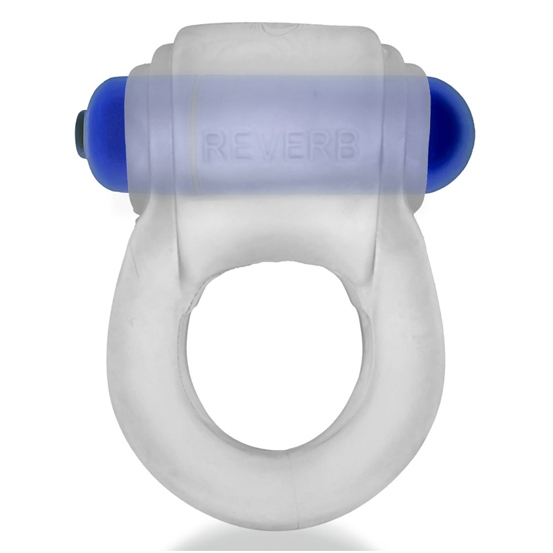 REVRING, ring with vibe, CLEAR ICE w/ Blue Vibe - Sheets Optional