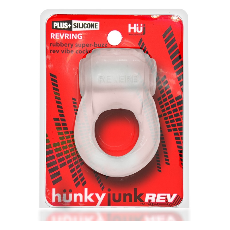 REVRING, ring with vibe, CLEAR ICE w/ Blue Vibe - Sheets Optional