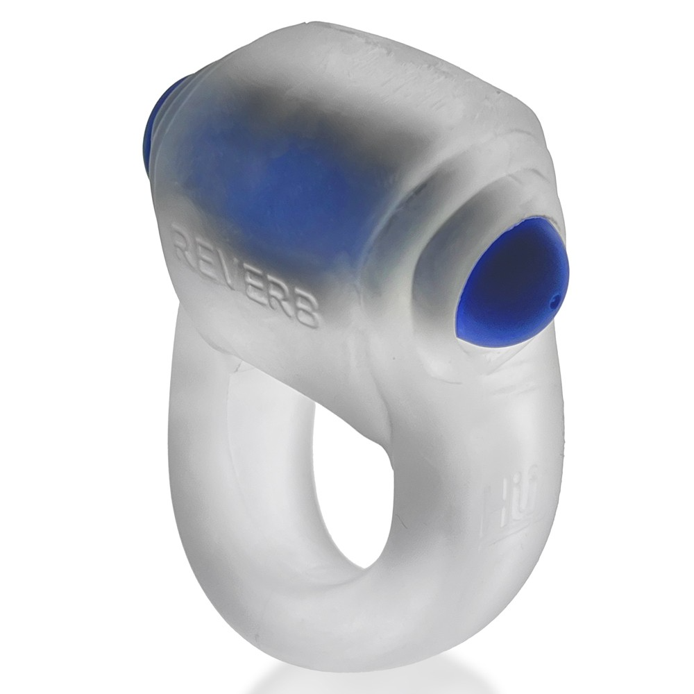 REVRING, ring with vibe, CLEAR ICE w/ Blue Vibe - Sheets Optional