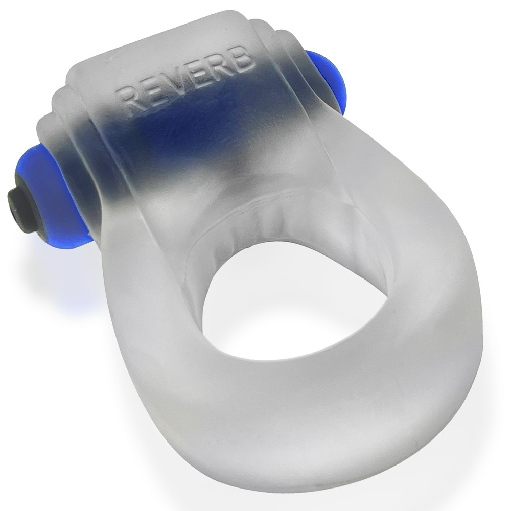 REVRING, ring with vibe, CLEAR ICE w/ Blue Vibe - Sheets Optional