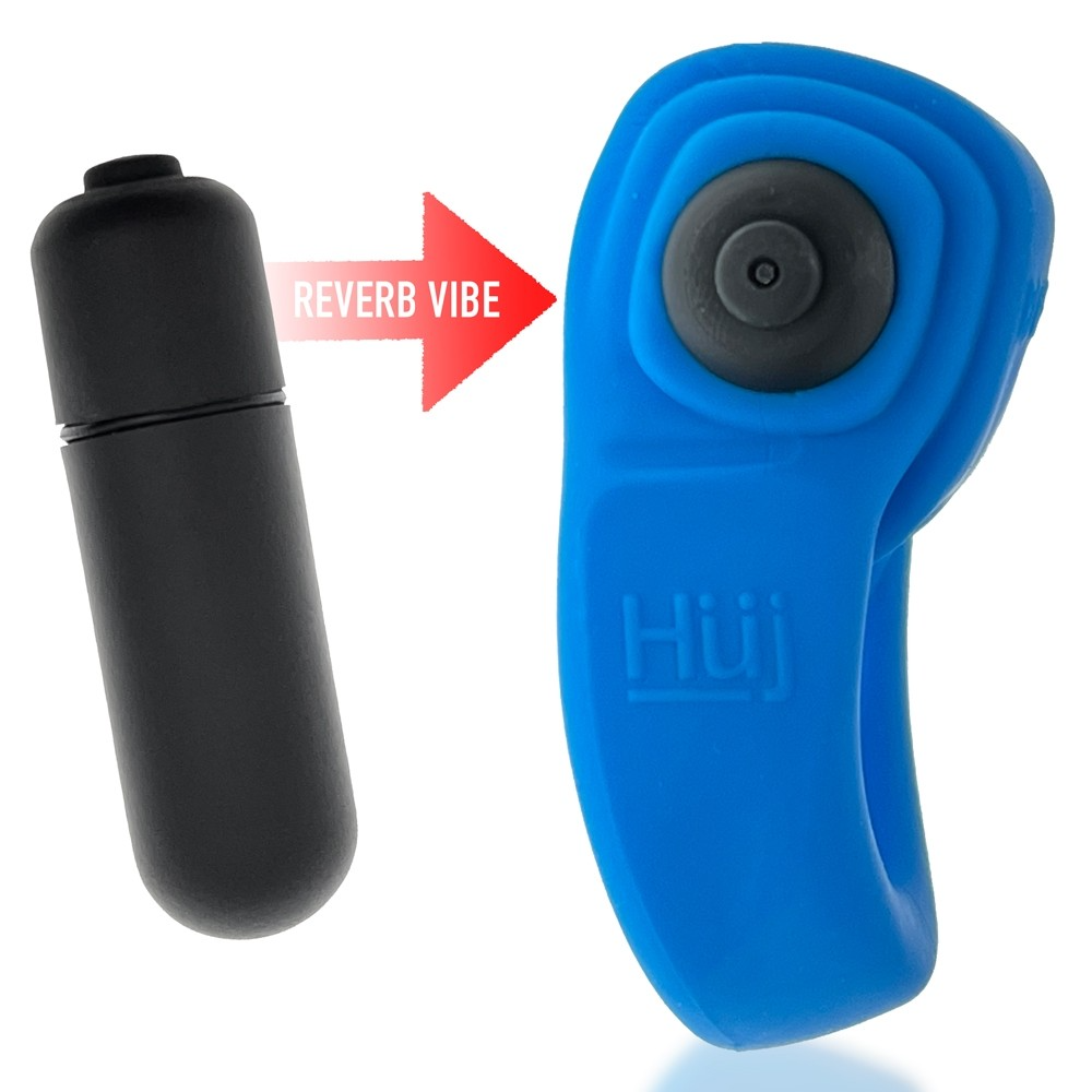 REVRING, ring with vibe, TEAL ICE w/ Black Vibe - Sheets Optional