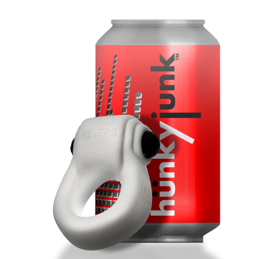 REVRING, ring with vibe, WHITE ICE w/ Black Vibe - Sheets Optional