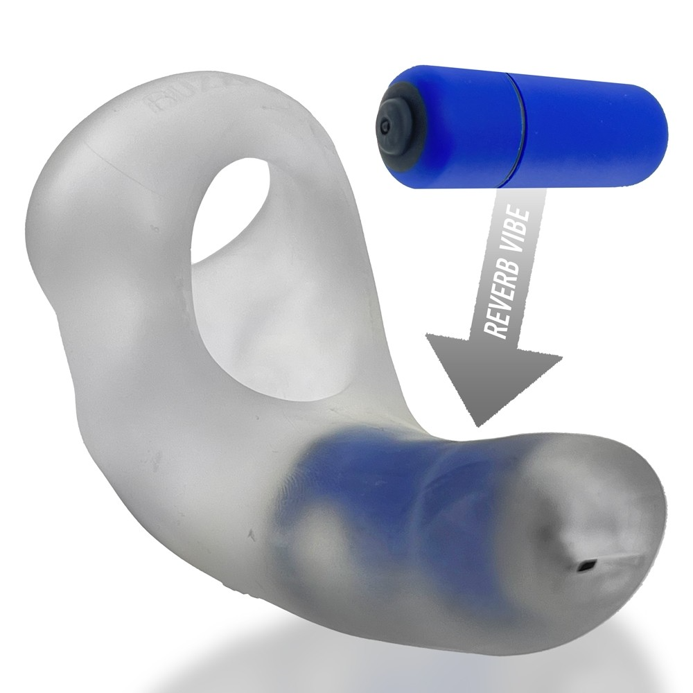 BUZZFUCK, sling with taint vibe, CLEAR ICE - Sheets Optional