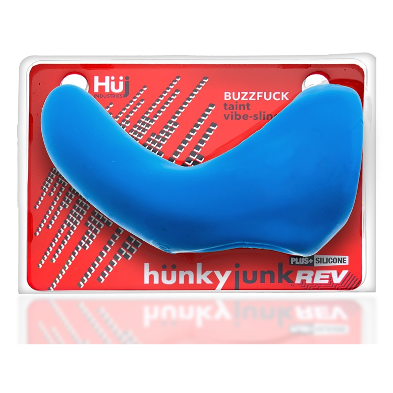 BUZZFUCK, sling with taint vibe, TEAL ICE - Sheets Optional