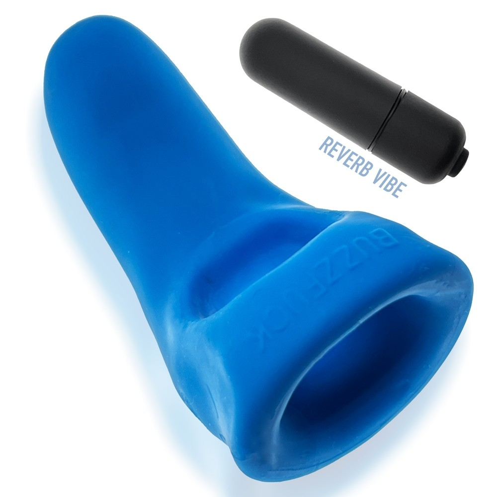 BUZZFUCK, sling with taint vibe, TEAL ICE - Sheets Optional