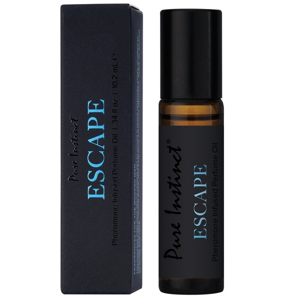 Escape -10.2ml Pure Instinct Men's Collection Pheromone Perfume Oil - Sheets Optional