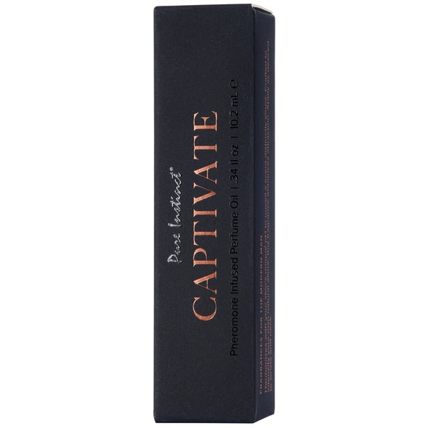 Captivate -10.2ml Pure Instinct Men's Collection Pheromone Perfume Oil - Sheets Optional
