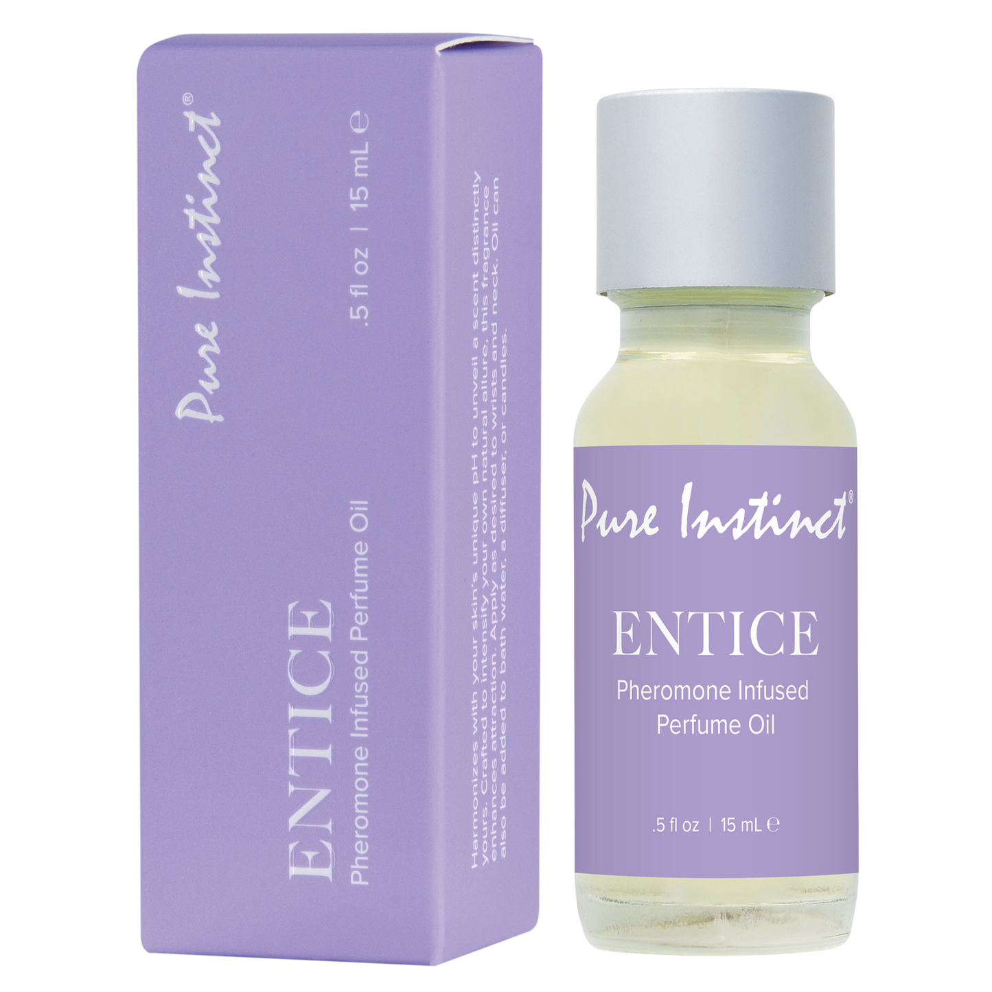 Entice .5oz | 15mL - Pheromone Infused Perfume Oil - Sheets Optional