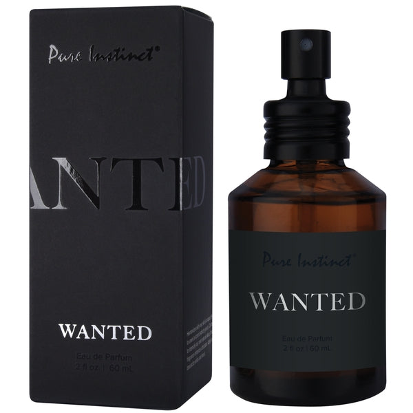 Wanted - 60ml Pure Instinct Men's Collection Pheromone Perfume - Sheets Optional