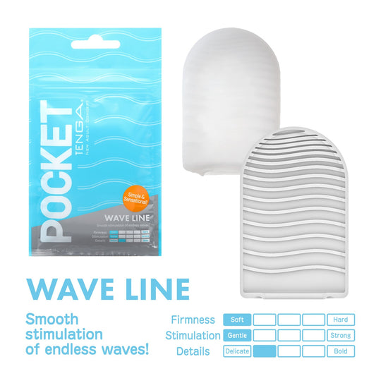 POCKET TENGA WAVY LINE - Sheets Optional