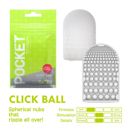 POCKET TENGA CLICK BALL - Sheets Optional