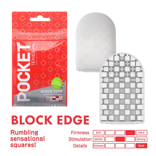 POCKET TENGA BLOCK EDGE - Sheets Optional