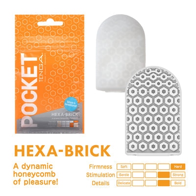 POCKET TENGA HEXA-BRICK - Sheets Optional