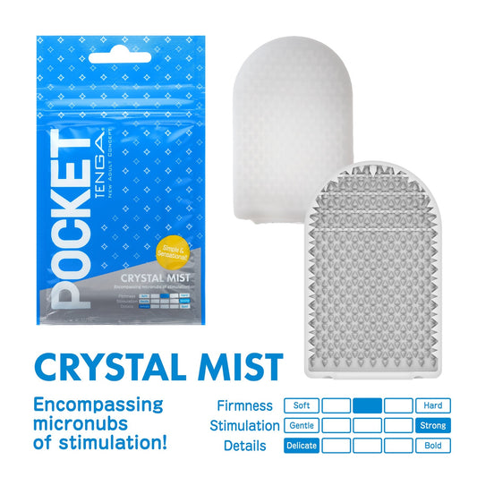 POCKET TENGA CRYSTAL MIST - Sheets Optional