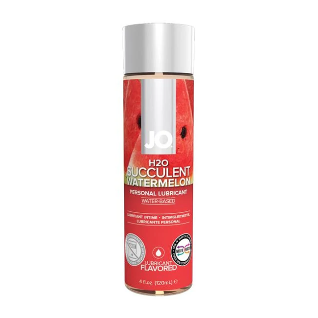 JO H2O Flavoured Lubricant Watermelon 4oz - Sheets Optional