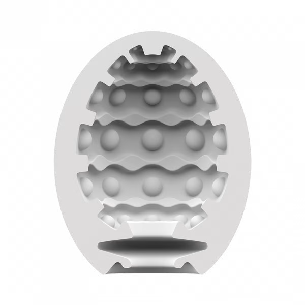 Masturbator Egg 3er Set (Bubble) Violet - Sheets Optional