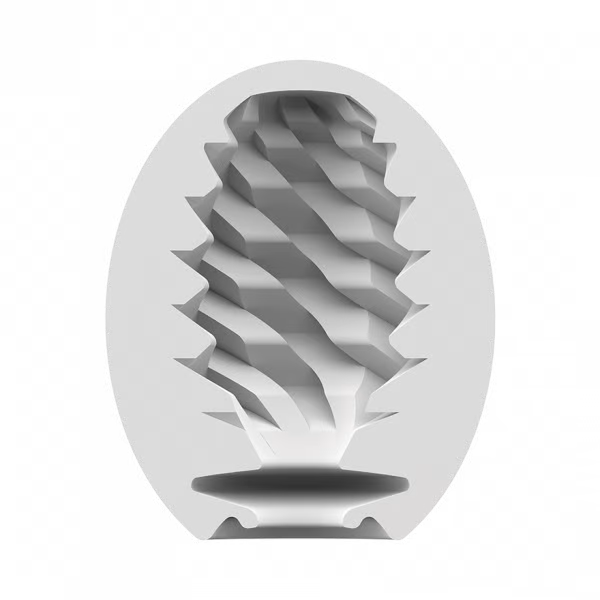 Masturbator Egg Single (Fierce) Yellow - Sheets Optional