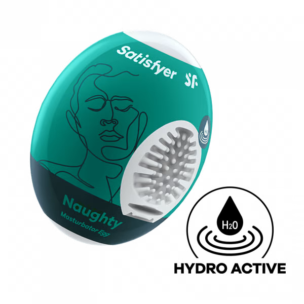 Masturbator Egg Single (Naughty) Dark Green - Sheets Optional