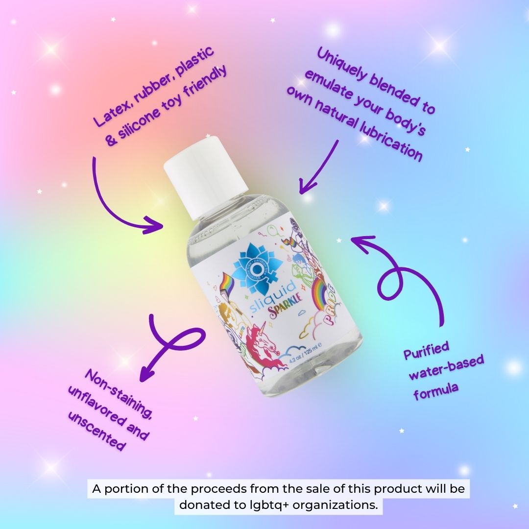 Sparkle Pride Lube 4.2oz - Sheets Optional