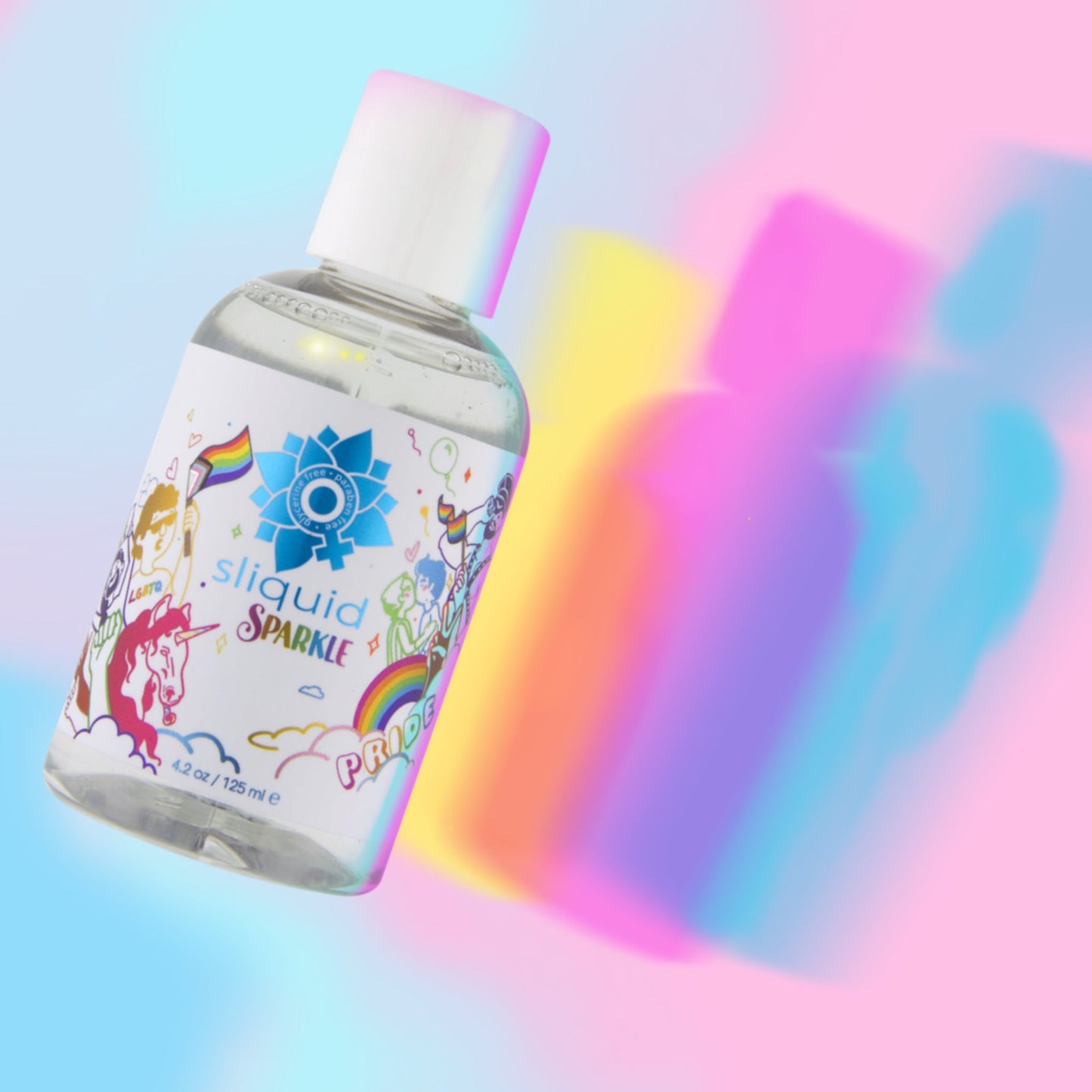 Sparkle Pride Lube 4.2oz - Sheets Optional