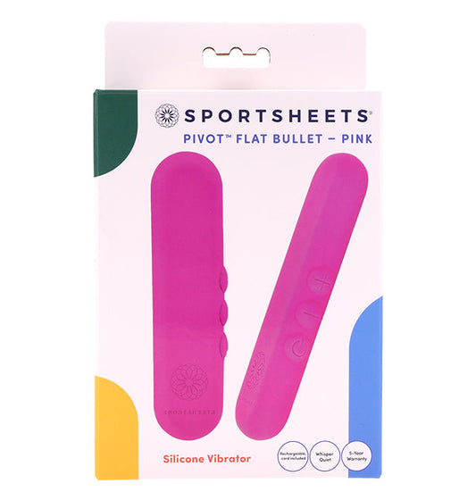 Pivot Flat Bullet – Pink - Sheets Optional