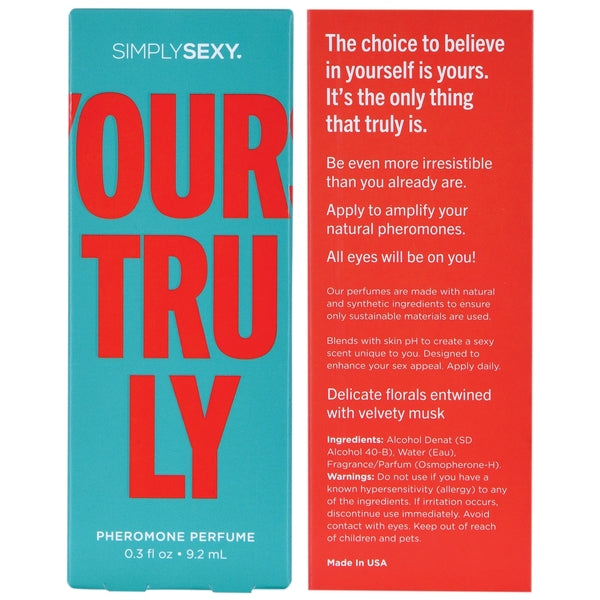 YOURS TRULY Pheromone Infused Perfume - Yours Truly 0.3oz | 9.2mL - Sheets Optional