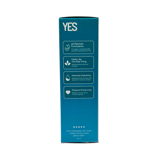 YES WB Water Based Organic Lubricant 50ml - Sheets Optional