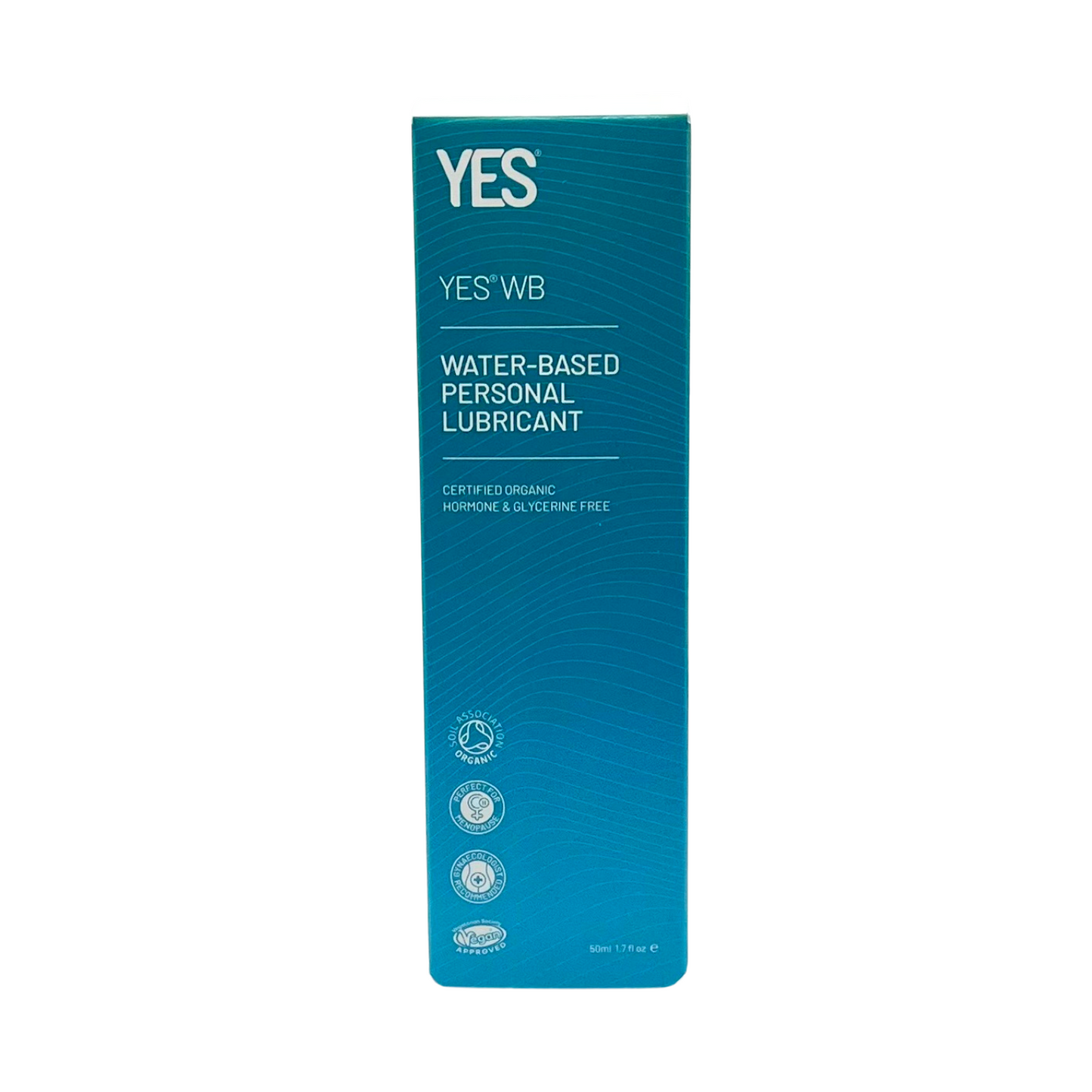 YES WB Water Based Organic Lubricant 50ml - Sheets Optional