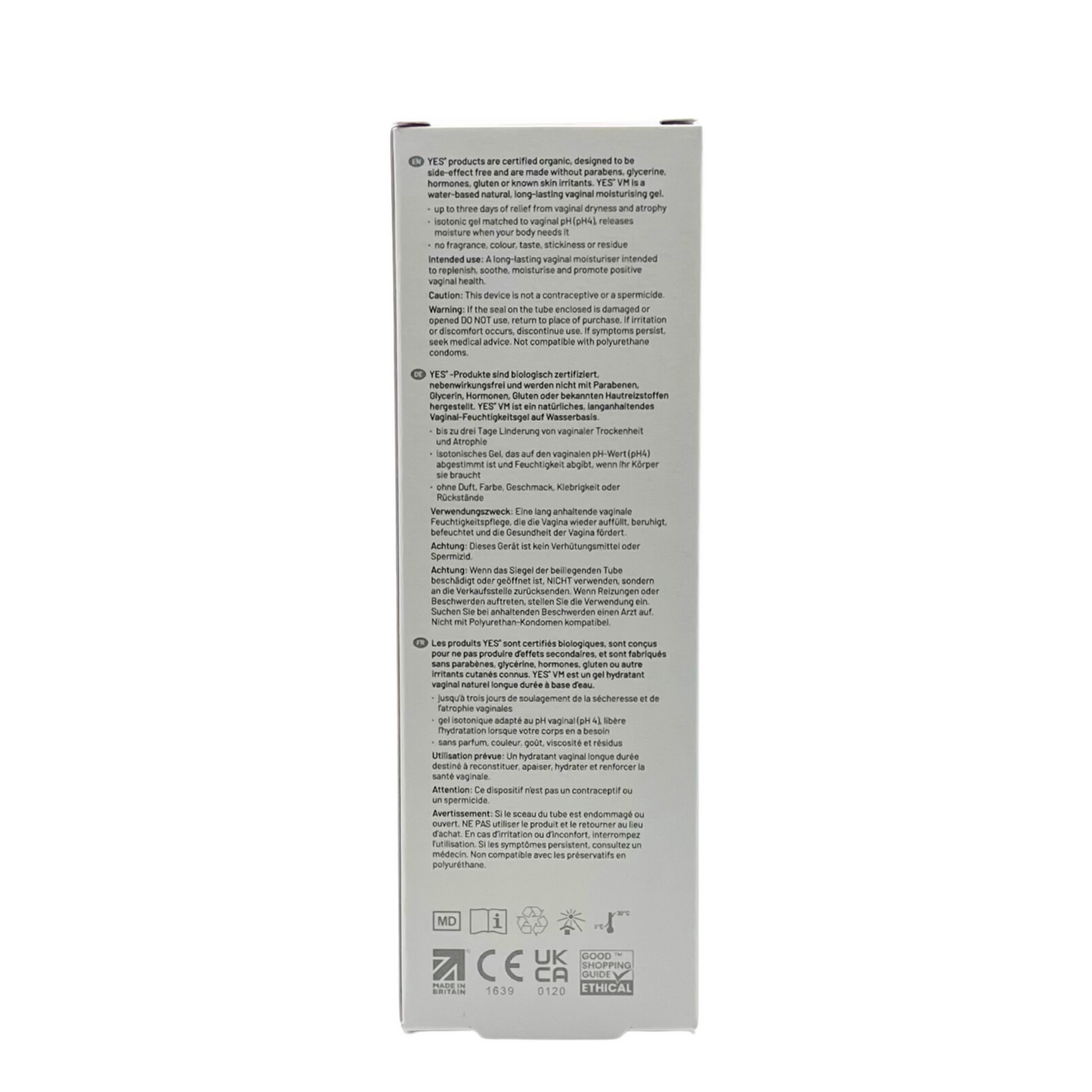 VM Vaginal Organic Moisturizer - Sheets Optional