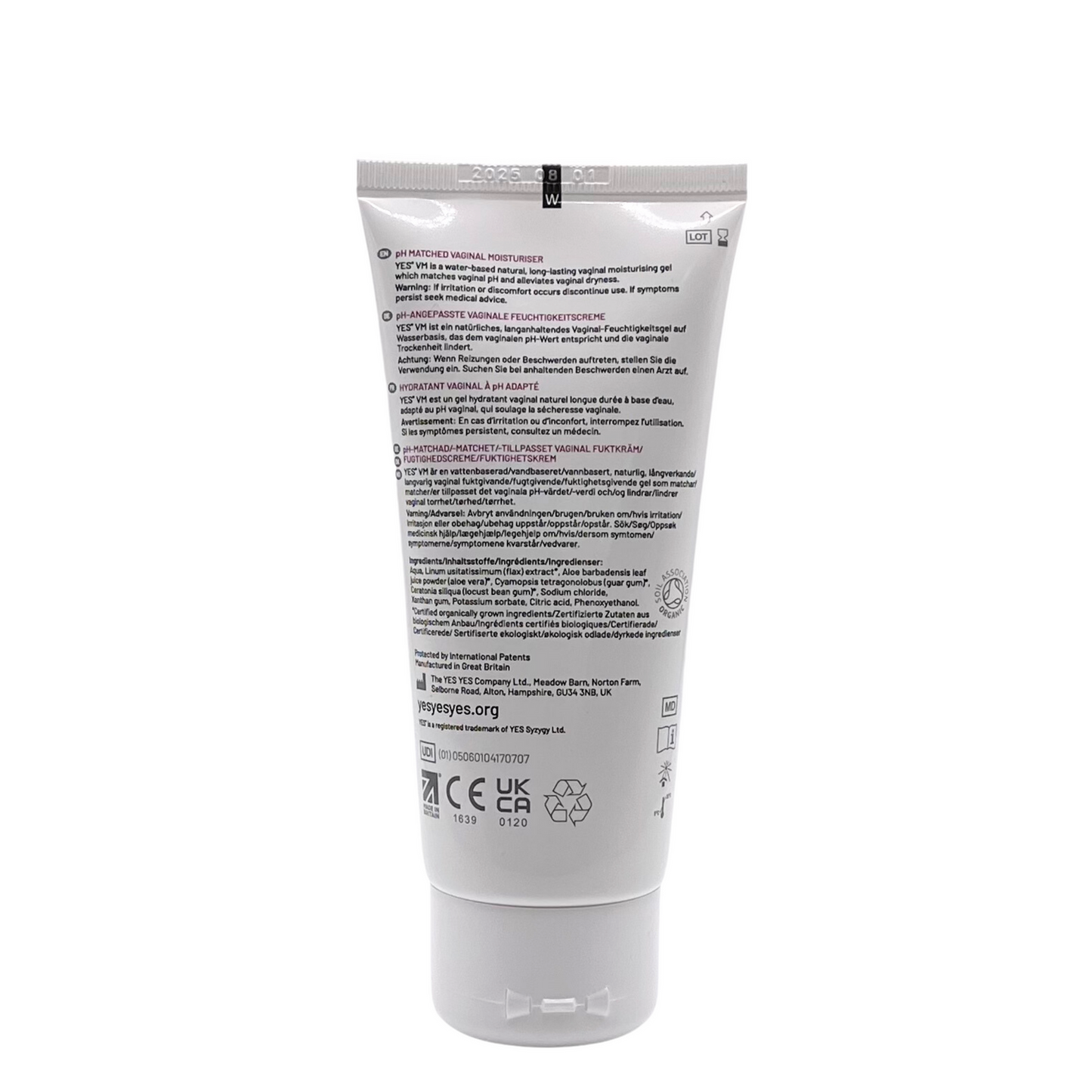 VM Vaginal Organic Moisturizer - Sheets Optional